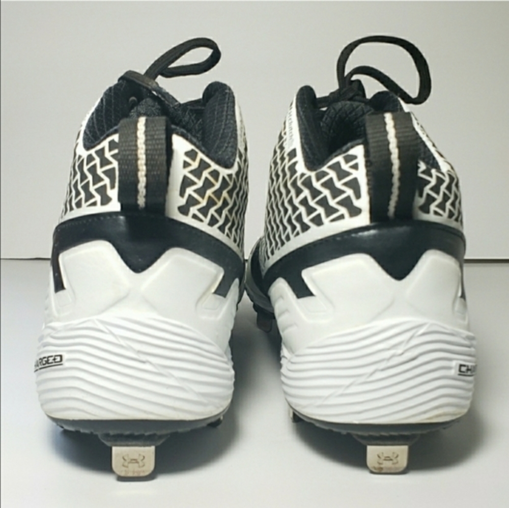 Mens Under Armour Hightop Heater Baseball Cleats - Picture 4 of 7